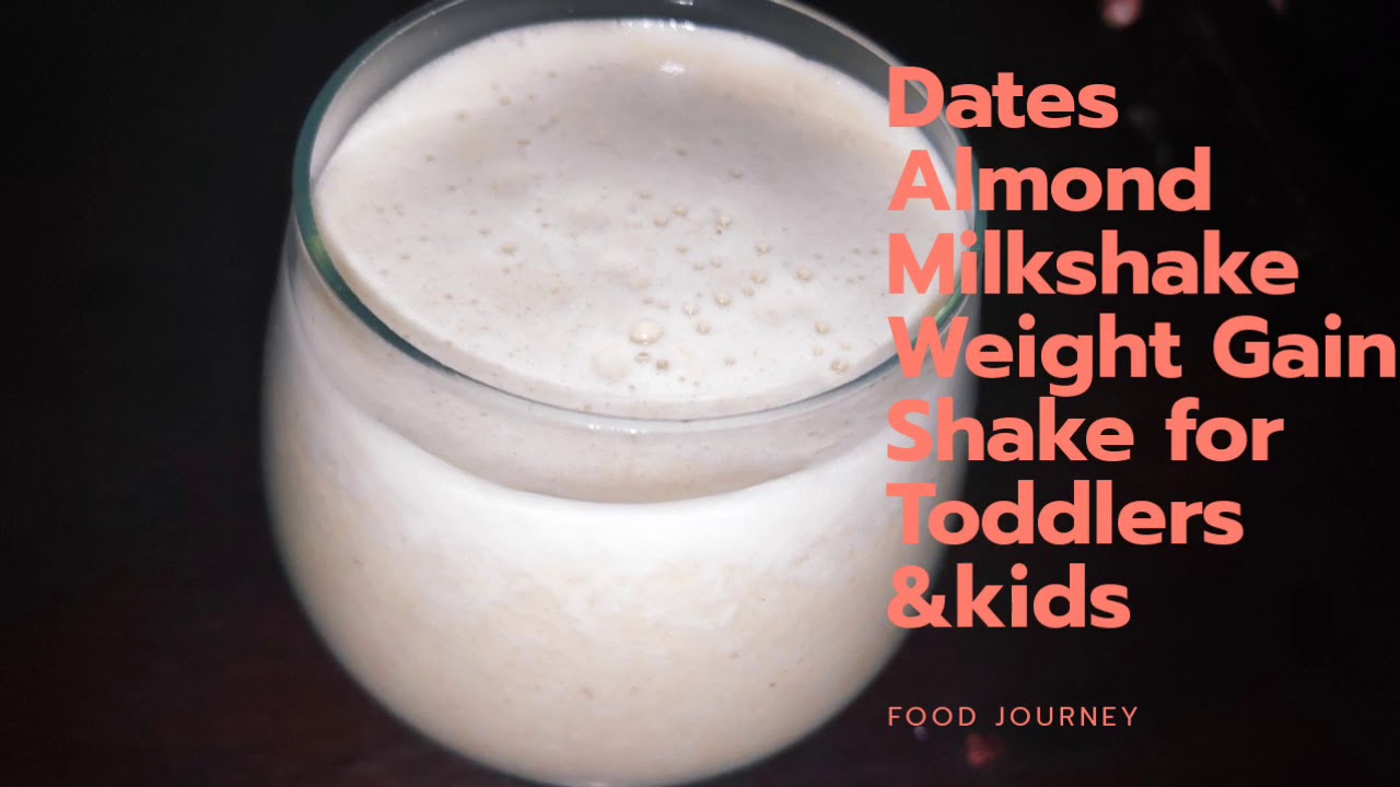 Dates Almond Milkshake 1yr+ toddlers &kids Healthy Weight gain