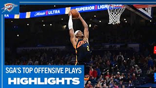 20 Minutes of Shai Gilgeous-Alexander's 2023-24 Top Offensive Plays | All-Star Starter | OKC Thunder
