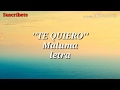 #11:11#tequieromaluma(pseudo)     TE QUIERO—Maluma—Letra