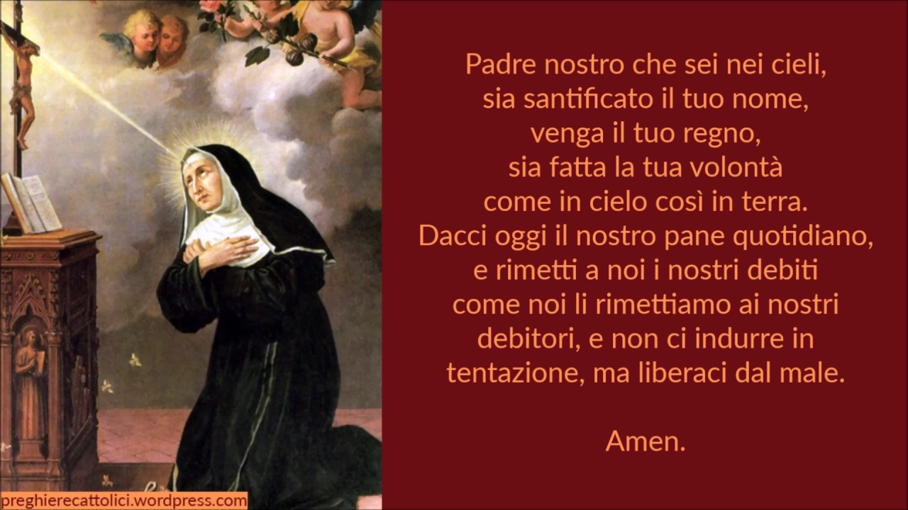 Novena A Santa Rita Da Cascia Primo Giorno Youtube