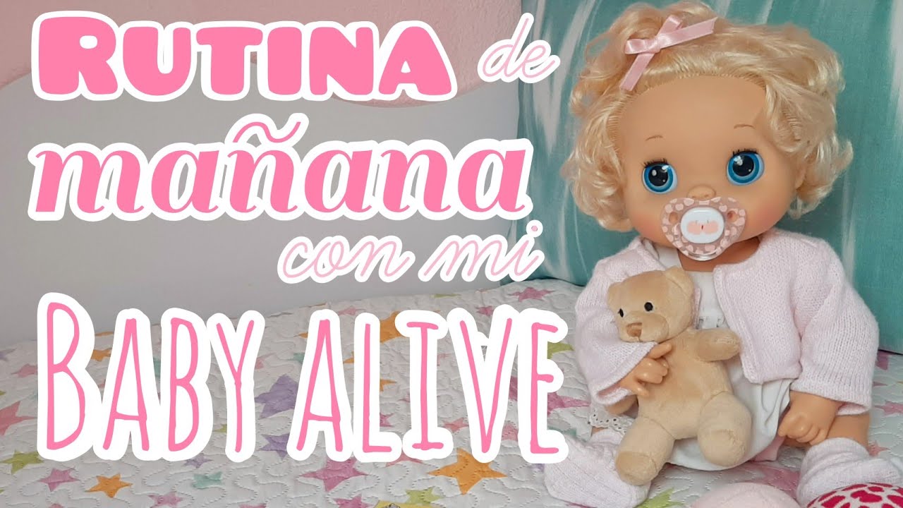 RUTINA de MAÑANA con mi BABY ALIVE | 🌺elrincondemisbebeñecos 🌺