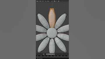 Very simple flower in 15 seconds #blender #shorts