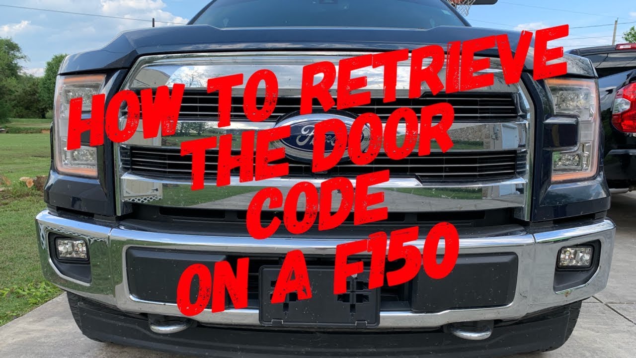 How To Retrieve The Door Code On An F150 - YouTube