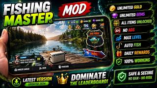 🔥 Fishing Master MOD APK 2026 Update! (Unlimited Money & Free Shopping) Latest Version screenshot 3