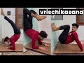 Vrischikasana step by step  learn arm strength techniques