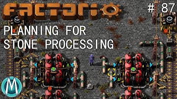 [Factorio 1.1 4K] Angel/Bobs Ep 87: Planning For Stone Processing