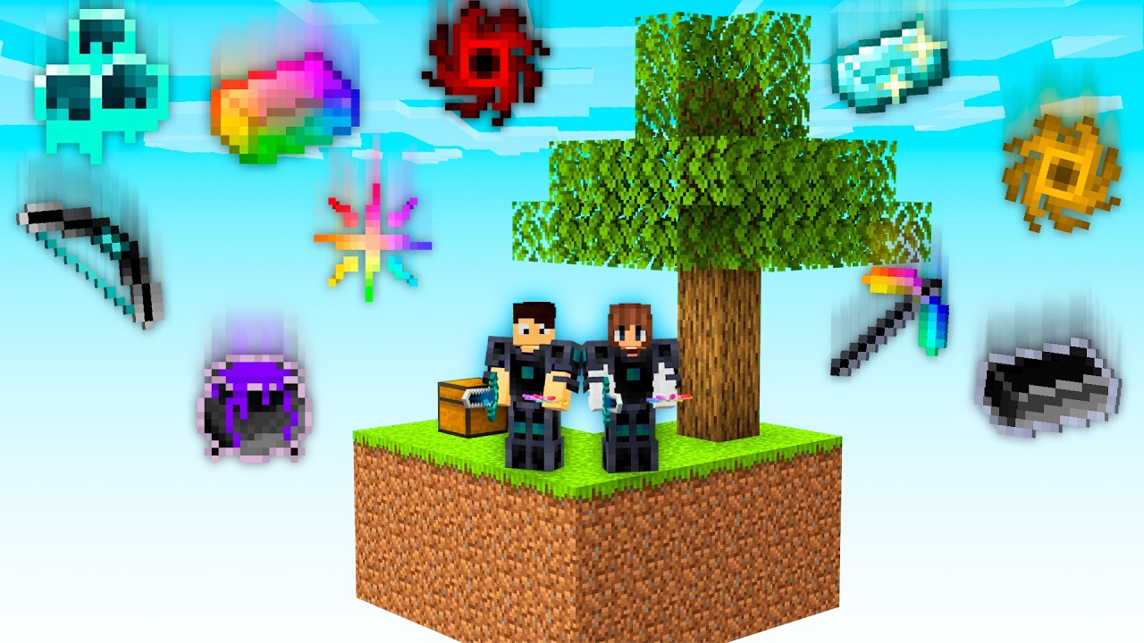 SKYBLOCK MAS CHOVE ITENS DO AVARITIA