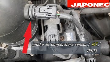 Honda Civic intake air temperature sensor replacement P0113