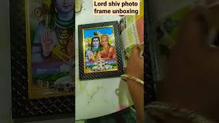 Lord shiva photo frame unboxing/Om Namah shivaya🕉🔱/ screenshot 1