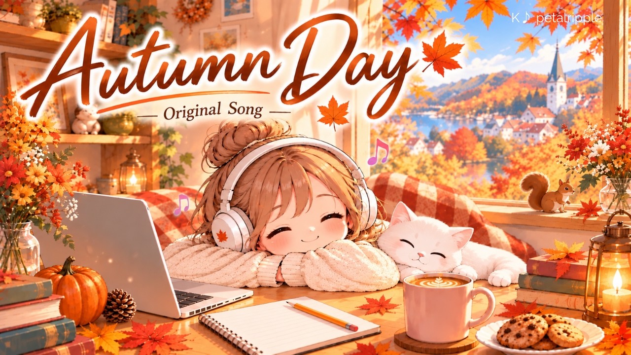 秋の小さな幸せ🍁「Autumn Day」｜ほっとひと息つきたい時の音楽 - YouTube