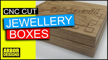 Jewellery boxes cut with a SCM Morbidelli N100 CNC