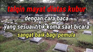talqin mayit di kuburan