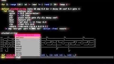 Quick Intro to Live Programming with Overtone