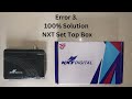 Error 3  100 solution nxt set top box note active community guidelines strikes active this channel