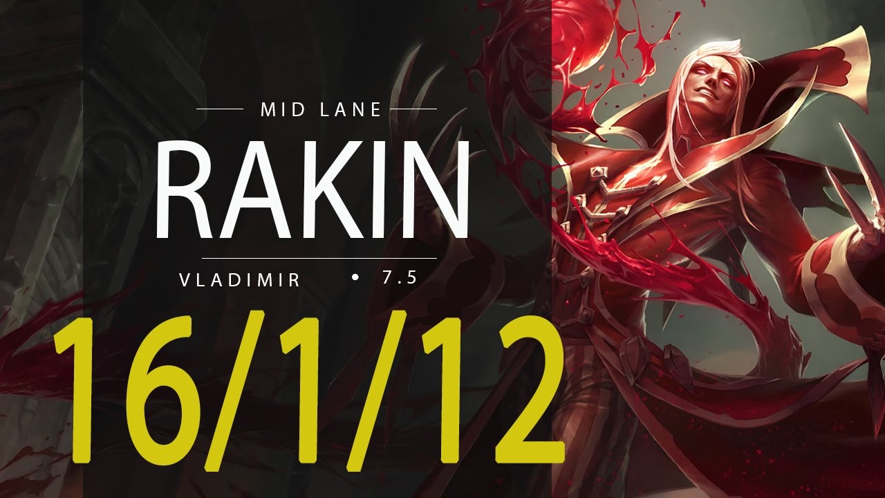 gaming logo LOL ProTV - Rakin - VLADIMIR MID vs ZED (14/03/2017)