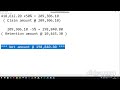 SQL @ Retention for Construction billing