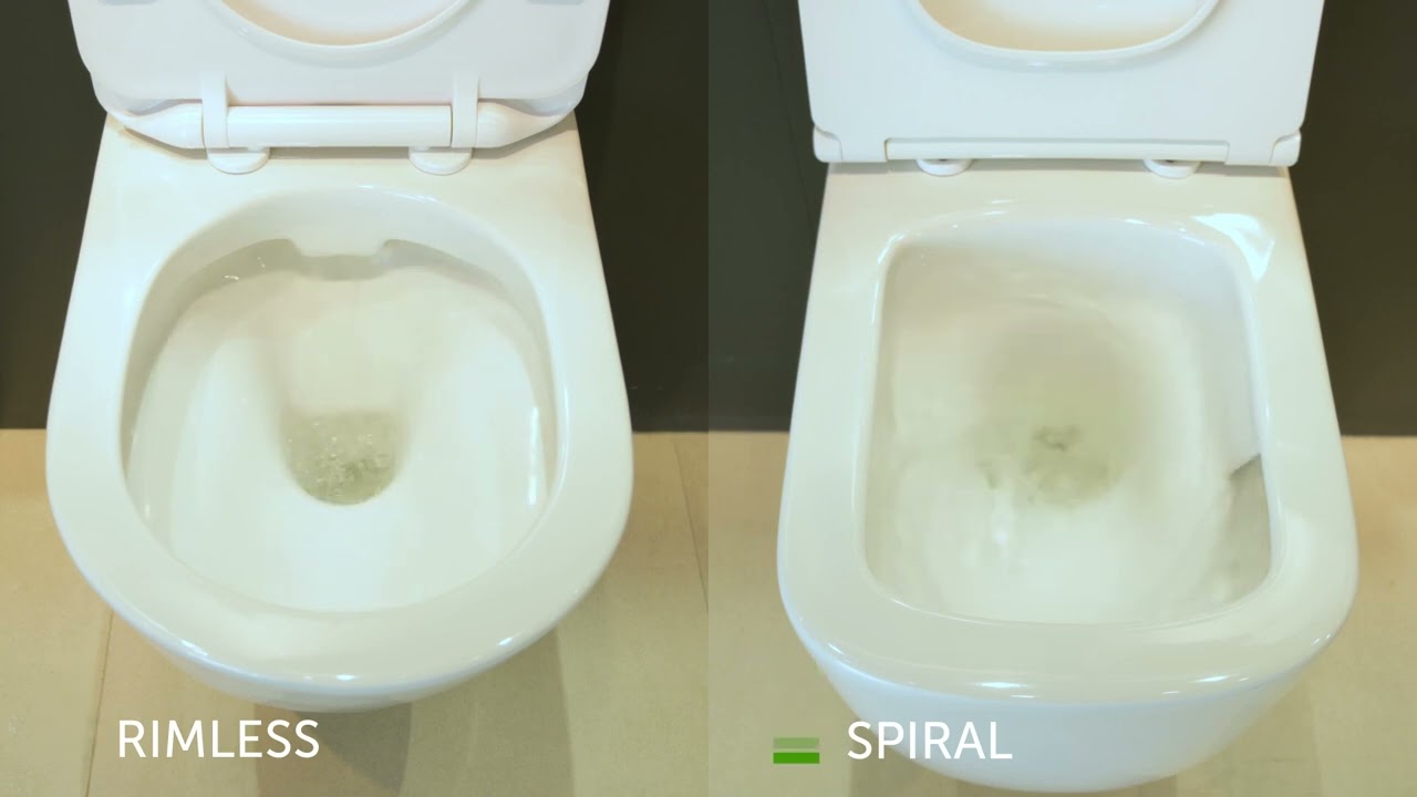 Rimless vs Spiral Flush | How Quiet Is Your Flush? | KLUDI India