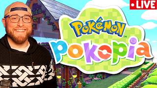 Finally Building A Farm! Pokemon Pokopia Decorating, Building and Exploring!