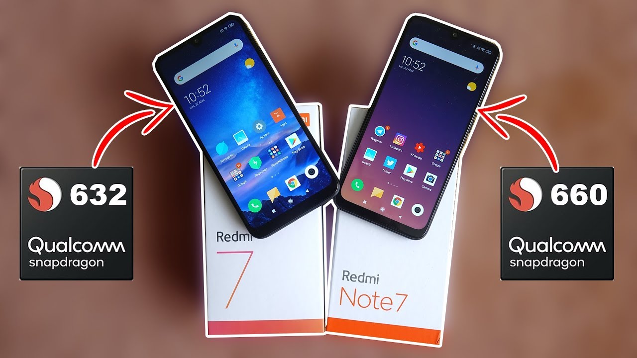 REDMI NOTE 7 vs REDMI 7: la IMPORTANCIA del PROCESADOR 