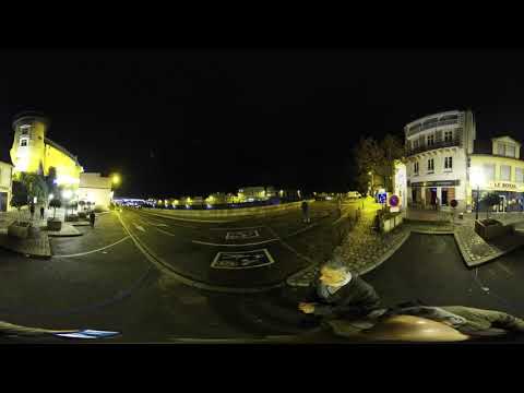 france télévisions sport VIDEO 360° Lumières de Laval 2018 : au bord du pont vieux