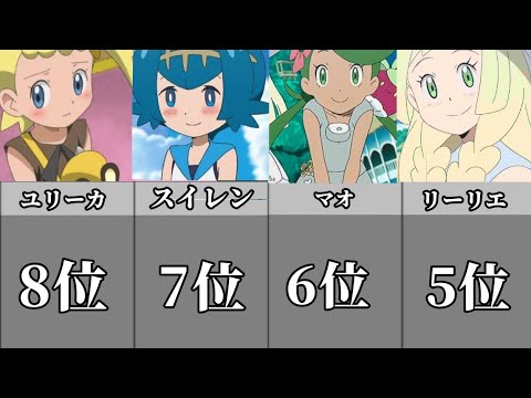 ポケモン かわいいヒロインランキング Pokemon Youtube