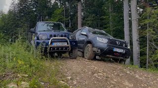 MT Suzuki Jimny vs AT Dacia Duster Mud Offroad