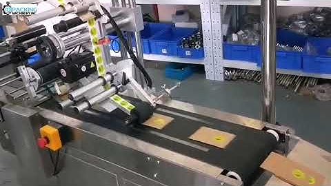 Gift card paging feeding top flat surface labeling machine card label applicator line