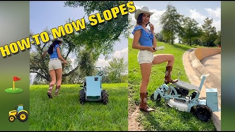 HOW-TO MOW SLOPES!! (HANDS-FREE)
