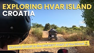Hvar Island Quad Adventure - Visiting island Summit & Stari Grad plain on 4 wheels