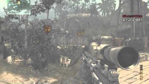 xXSpyer26Xx: MW3 No Scope Wall Bang Across Map