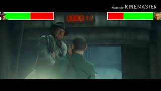 Indiana Jones vs. Colonel Dovchenko (First Fight) with healthbars