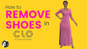 How to Remove Shoes in Clo3D (Tutorial)