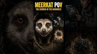 We Put a GoPro on a Meerkat... HisSecret Tunnel is UNREAL #facts #shorts #short