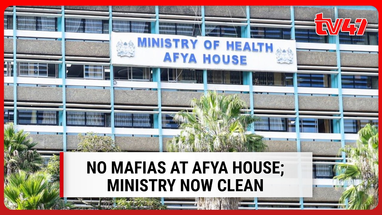 Afya House is now clean! There are no mafias/cartels at Afya House