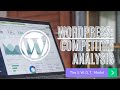 Competitor Analysis for Wordpress Websites (Wordpress 101)