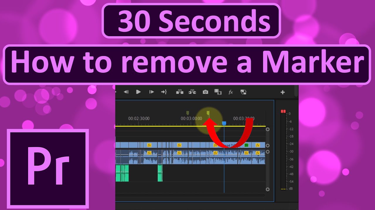 Tilladelse Profeti tag et billede How to remove a Marker on Premiere Pro - YouTube