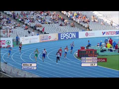 400m men Semifinal 20th European Athletics Championships Barcelona 2010 HD
