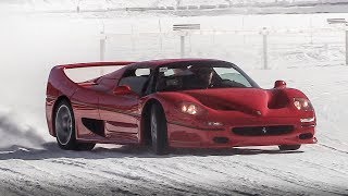 The ICE St. Moritz 2019: Miura SVJ, Ferrari F50 Straight Piped, Huayra Futura, 037 Stradale & More!