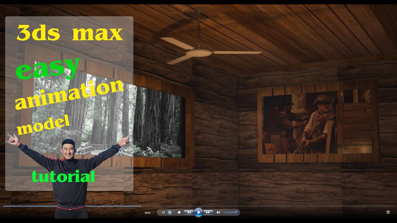 3ds max animation tutorial PART-1. 3ds max хичээл - YouTube