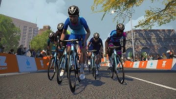 Corrida de Ciclismo no Zwift: Flatland Loop