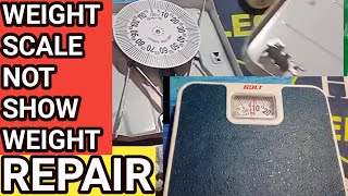 PERSONAL WEIGHT SCALE HOW REPAIR  120kg  NOT SHOWING WEIGHT  . HOW REPAIR WEIGHING SCALE BOLT