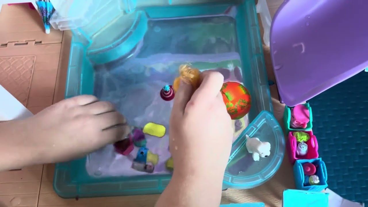 Shopkins pool birthday party