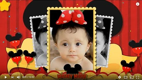 Retrospectiva Mickey e Minnie - Lucas e Bia