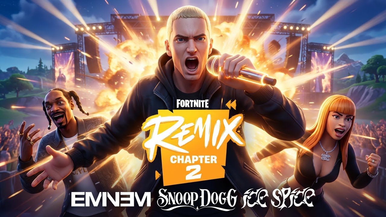 FortniteEvents: Chapter 2 Remix Event - w/ Snoop Dog, Eminem & Ice ...