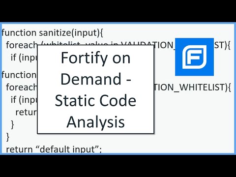 Fortify on Demand - Static Code Analysis