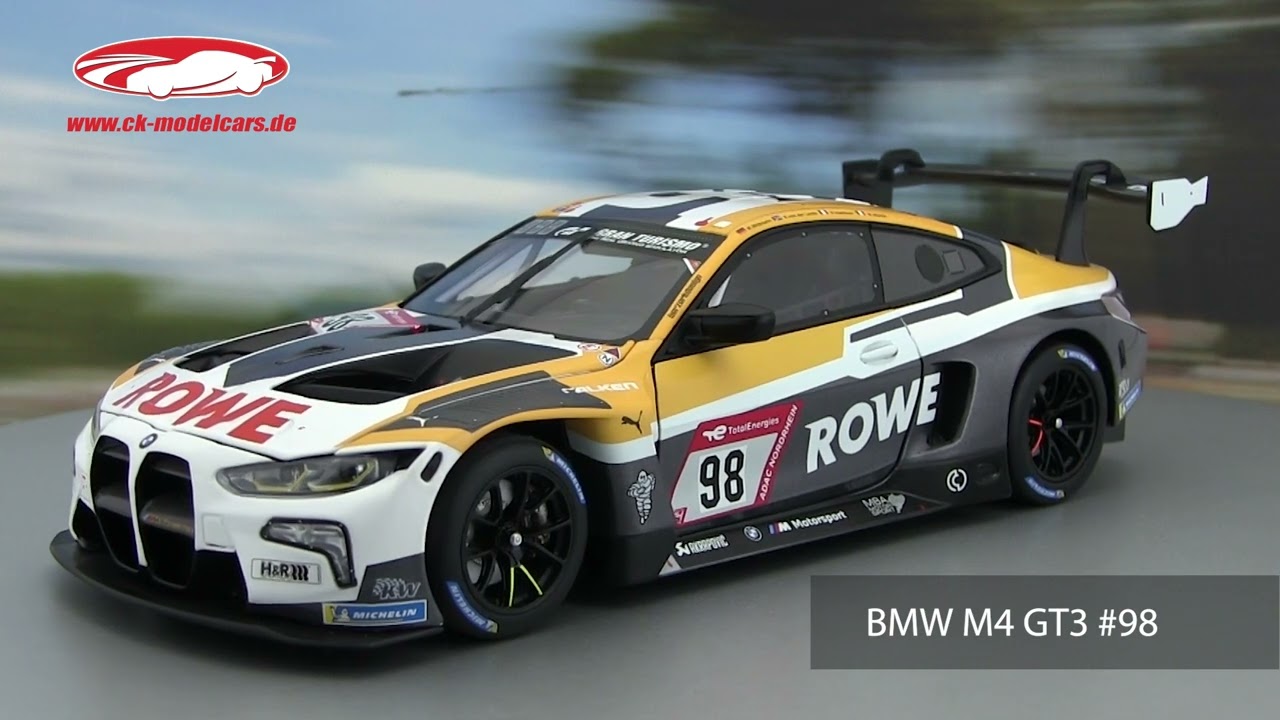 Minichamps 1:18 BMW M4 GT3 #98 2nd 24h Nurburgring 2023 Rowe 