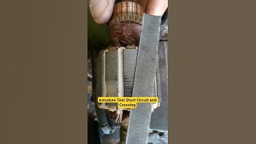Armature Test Short Circuit and Crossing #Armature #Test #Short #Circuit #and #crossing #armature