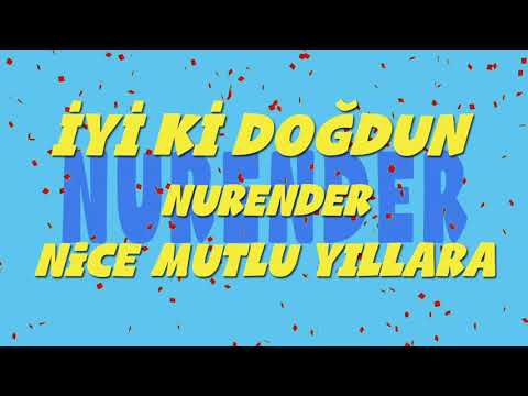 İyi ki doğdun NURENDER - İsme Özel Ankara Havası Doğum Günü Şarkısı (FULL VERSİYON) (REKLAMSIZ)