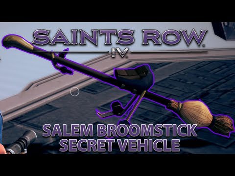 Saints Row 4 – Secret Vehicle Salem Broomstick Easter Egg