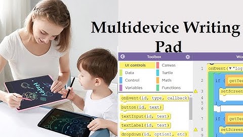 Live Online Coding Class 20 (Multidevice Writing Pad in Applab-Part 2)